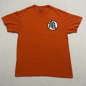 Dragon Ball A Ripple Junction Orange T-Shirt Men's Large